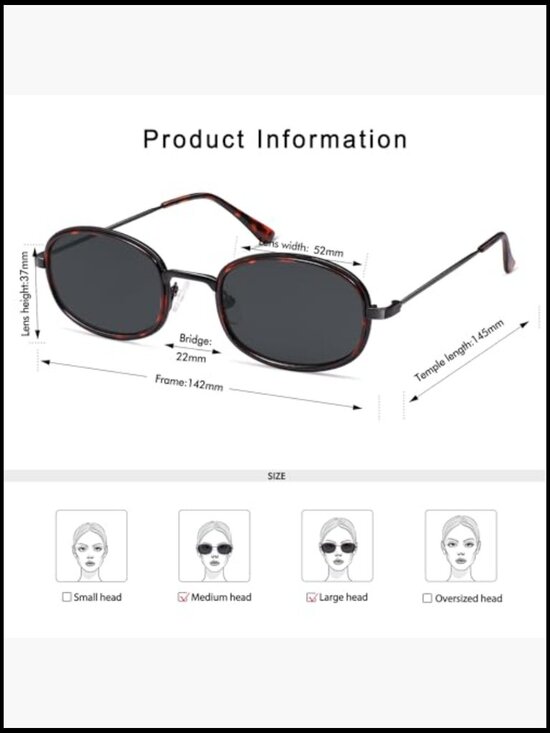 Retro Oval Sunglasses, Trendy Y2K Sunnies, UV400 Protection main image 7